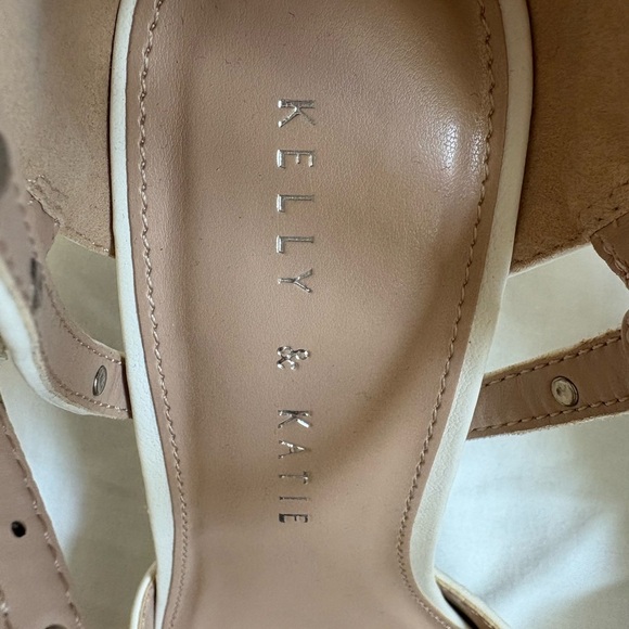 Kelly & Katie | White Strappy Women's Heels - Picture 6 of 6